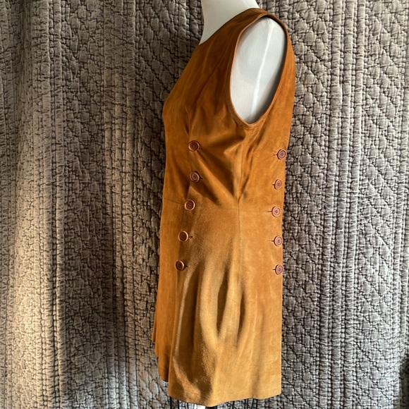 Beautiful suded MOSCHINO dress - Picture 2 of 8